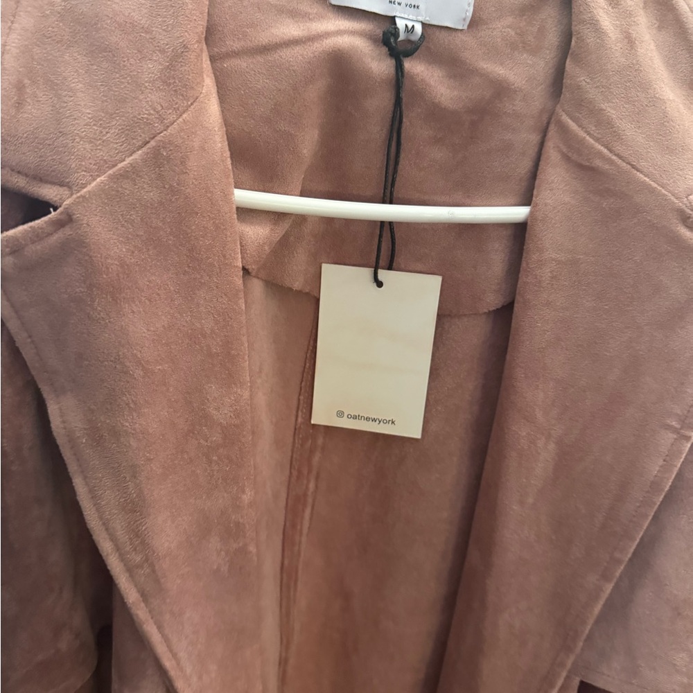 Oat New York blush trench coat suede, heavy, medium - Picture 3 of 10